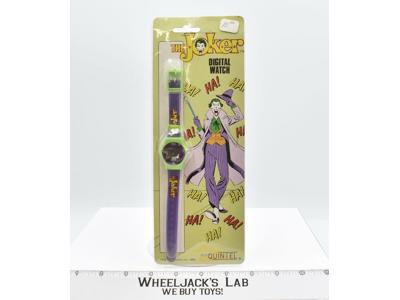 The Joker Digital Watch DC Comics 1989 Quintel NEW MOSC Wristwatch