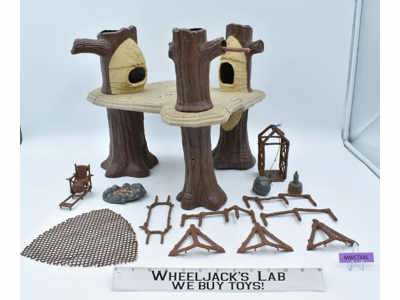 Endor Ewok Village Action Playset 100% Complete ROTJ Star Wars 1983 Vintage
