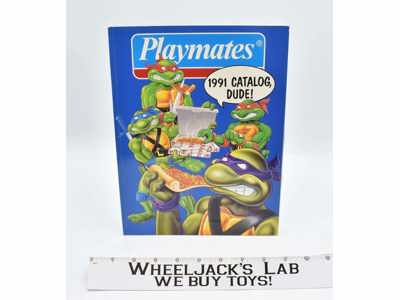 PLAYMATES 1991 Toy Fair Employee Dealer Catalog TEENAGE MUTANT NINJA TURTLES