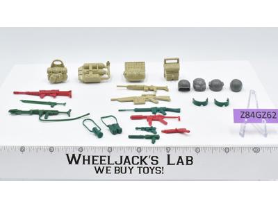Lot Battle Gear Accessory 3 Set 6 1985 Weapons G.I. Joe Vintage Action Figure