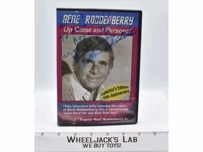 Gene Roddenberry Up Close &amp; Personal AUTOGRAPHED DVD Interview Collector Edition