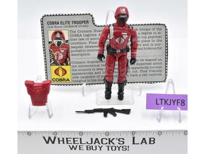 Crimson Guard V1 100% Complete G.I. Jo 1985 Hasbro Vintage Action Figure