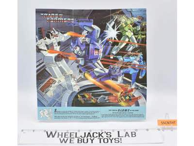 Trypticon Insert Poster Glow In The Dark 1986 G1 Transformers Vintage