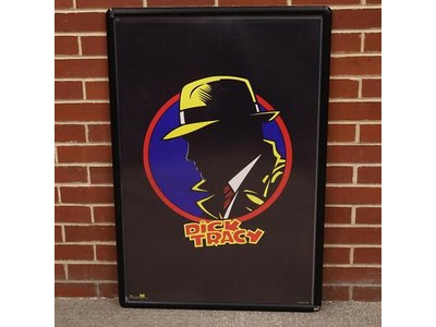 Dick Tracy #3 Poster 35" X 23" #1682 Walt Disney Company Black Profile