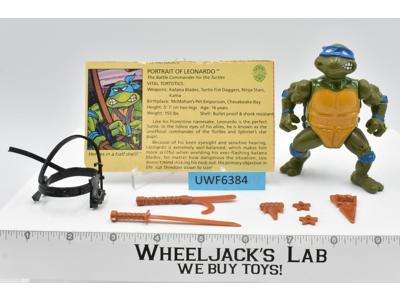 Leonardo HARD HEAD Teenage Mutant Ninja Turtles TMNT Playmates 1988 Vintage