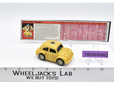 Goldbug 100% Complete 1986 G1 Transformers Hasbro Action Figure Vintage