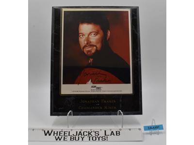 William Riker Star Trek Jonathan Frakes AUTOGRAPHED Plaque