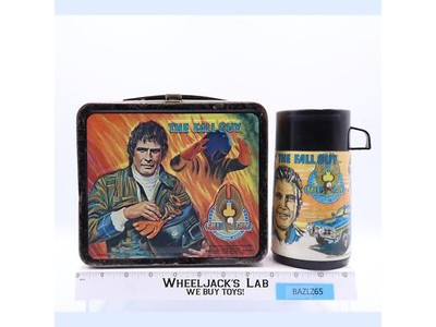 The Fall Guy Metal Lunch Box 1981 Aladdin 20th Century-Fox w/ THERMOS