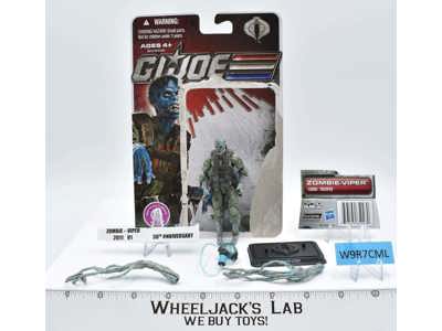 Zombie Viper 100% Complete GI Joe 30th Anniversary 2011 Hasbro Action Figure