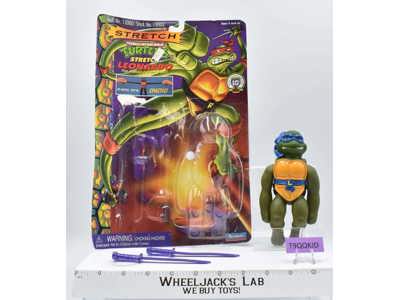 Leonardo Stretch Teenage Mutant Ninja Turtles TMNT 1996 Playmates MOSC NEW