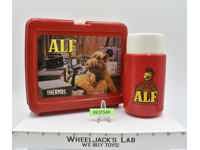 ALF Plastic Red Lunchbox W/Thermos Mug 1987 Alien Productions