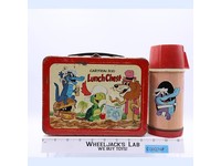 Cartoon Zoo Hannah Barbera 1962 Metal Lunch Box w/ THERMOS