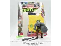 Rocksteady W/Cardback 100% Complete TMNT 1988 Playmates Vintage Action Figure
