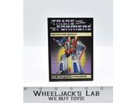Starscream Action Figure Instruction Manual Booklet 1985 Hasbro G1 Transformers