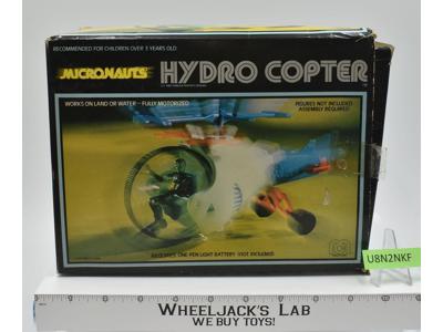Hydro Copter Complete W/Box Micronauts 1976 Vintage Mego Action Figure