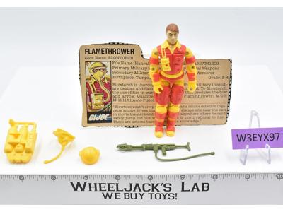 Blowtorch V1 100% Complete G.I. Joe 1984 Hasbro Vintage Action Figure