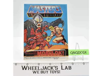 The Treachery of Modulok Mini Comic Book MOTU He-Man 1985 Mattel Vintage