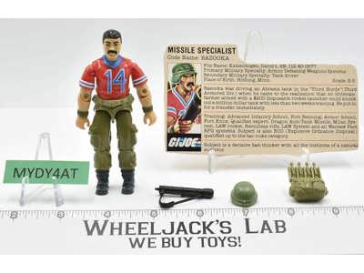 Bazooka V1 100% Complete G.I. Joe 1985 Hasbro Vintage Action Figure