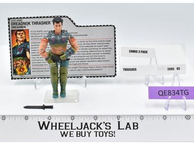 Dreadnok Thrasher v3 100% Complete GI Joe Comic Pack 2005 Hasbro Figure