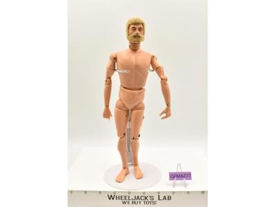 Land Adventurer Flocked Blonde Hair & Beard 12" GI Joe 1970 Hasbro Action Figure