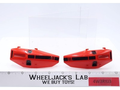 Jetfire Medium Leg Guard Armor Pair STICKERED Vintage 1985 G1 Transformer Figure