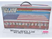 GI Joe Collectors Case 24 Action Figures W/TRAYS 1984 Tara Toy Accessory