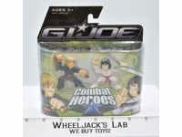 Snake Eyes & Storm Shadow G.I. Joe Combat Heroes Rise of Cobra 2009 MOSC SEALED