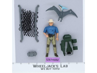 Dr. Alan Grant w/ Ariel Net 100% Complete Jurassic Park 1993 Kenner Action