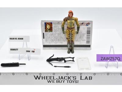 Scarlett v7 G.I. Joe Valor vs. Venom 2004 Hasbro Action Figure