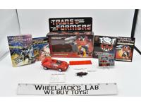 Sideswipe NEAR MINT BOX & FIG UNUSED STICKERS 1985 Vintage G1 Transformers