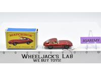 "E" Type Jaguar No. 32 Lesney Matchbox Series 1960's Made In England