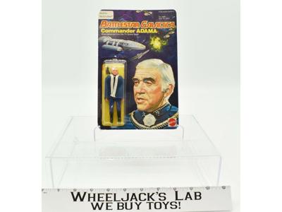 Commander Adama MOSC NEW Battlestar Galactica 1978 Mattel Vintage Action Figure