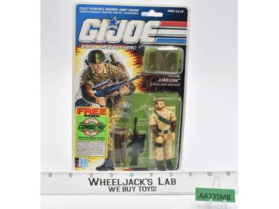 Ambush GI Joe ARAH 1989 Hasbro Vintage Action Figure NEW MOSC SEALED