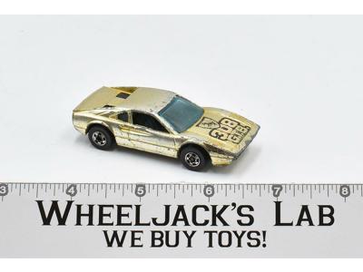 Racebait 308 GTB Gold Chrome 1977 Mattel Vintage Hot Wheels