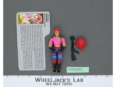 Zarana V1 100% Complete G.I. Joe 1986 Hasbro Vintage Action Figure