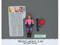 Zarana V1 100% Complete G.I. Joe 1986 Hasbro Vintage Action Figure