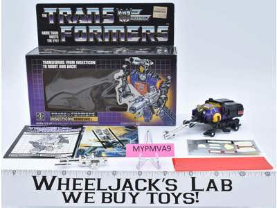 Bombshell w/ Box NEAR MINT FIGURE Complete 1985 Vintage Hasbro G1 Transformers