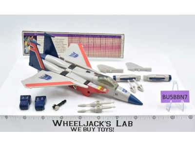 Starscream 100% Complete Vintage 1985 G1 Transformers Hasbro Action Figure