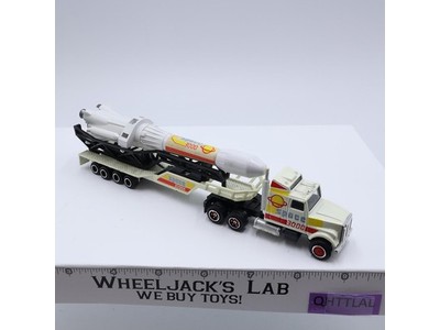 Majorette 600 Series Space 3000 1/87 Scale Complete Metal Semi Truck and Rocket