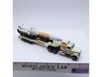 Majorette 600 Series Space 3000 1/87 Scale Complete Metal Semi Truck and Rocket