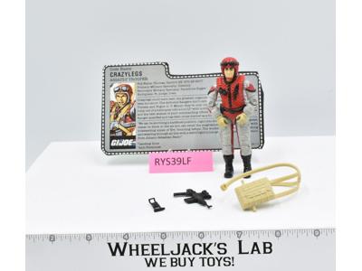 Crazylegs V1 100% Complete G.I. Joe 1987 Hasbro Vintage Action Figure