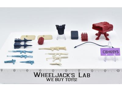 Lot Battle Gear Accessory 4 Set 7 1986 Weapons G.I. Joe Vintage Action Figure