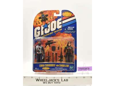 Cobra Commander & Chameleon GI Joe Collector's Edition 2000 Hasbro MOSC SEALED