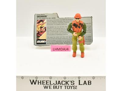 Skidmark V1 100% Complete G.I. Joe 1988 Hasbro Vintage Action Figure