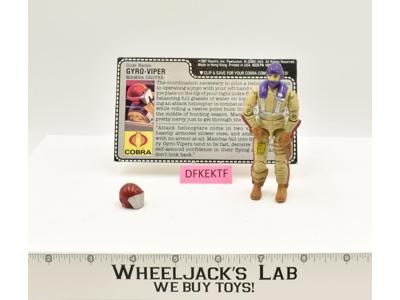 Gyro-Viper V1 100% Complete G.I. Joe 1987 Hasbro Vintage Action Figure
