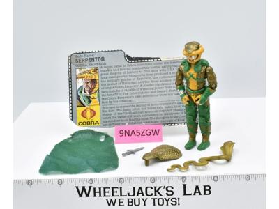 Serpentor V1 100% Complete G.I. Joe 1986 Hasbro Vintage Action Figure