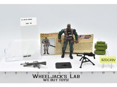 Heavy Duty V6 100% Complete G.I. Joe 2002 Hasbro Action Figure