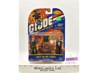 Dusty and Law & Order GI Joe Collector's Edition 2000 Hasbro NEW MOSC SEALED