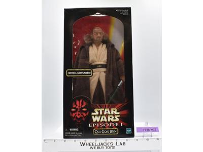 Qui-Gon Jinn Episode 1 Star Wars NEW MISB 1998 Hasbro Action Figure