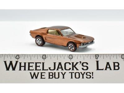 Custom Mustang Copper Restored 1968 Redline Hot Wheels Mattel Vintage RL